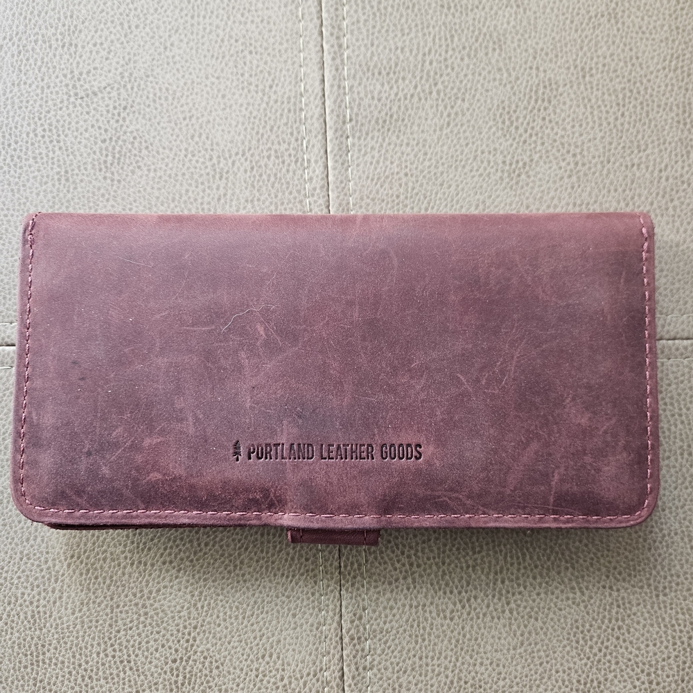 Portland Leather Merlot Bifold Wallet